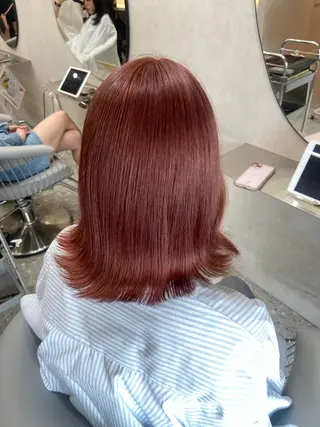 ミディアム カラー 新宿/韓国ヘア 中明度カラー/かやのヘアスタイル