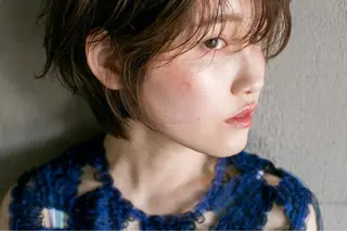 ショート パーマ/レイヤー 岩山丈一郎のヘアスタイル