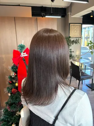 ミディアム カラー arika hair make所属・arika もえのヘアスタイル