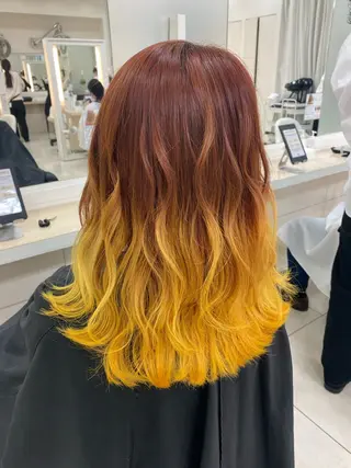 カラー 🦄ブリーチ特化‼️ Ash小岩YUTAのヘアスタイル