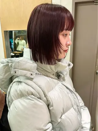 ショート カラー 武田美空🐇 ボブ/暖色カラー🌷のヘアスタイル