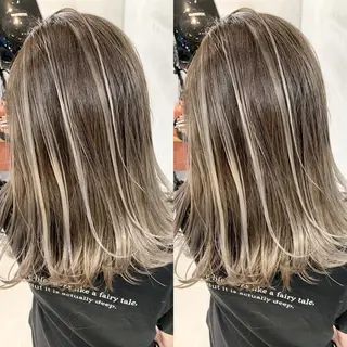 ミディアム hairstudio NOAのヘアスタイル