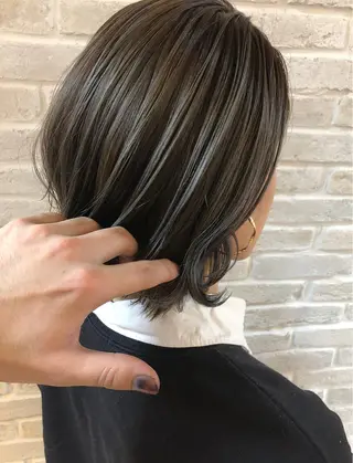 ミディアム カラー hair salon Ranun髪質改善のヘアスタイル