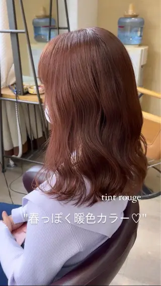 セミロング メンズバレイヤージュ 斉藤春のヘアスタイル