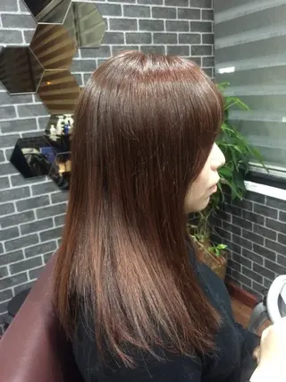 セミロング カラー ✂︎中山竜哉✂︎ 川崎スタイリストのヘアスタイル