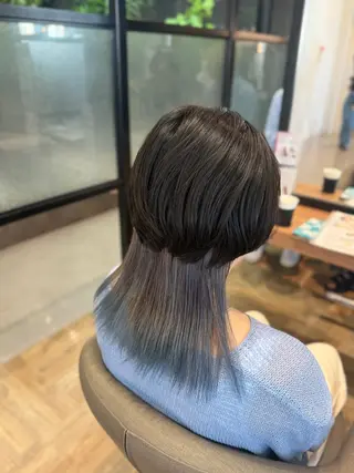 ミディアム 岡嶋乃愛/layer cut🌈南船橋のヘアスタイル