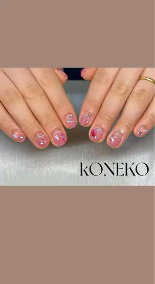 ネイル コネコネイルサロン モデル用のネイルデザイン