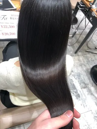 ロング カラー 新宿／透明感カラー/ 髪質改善/早野大空のヘアスタイル