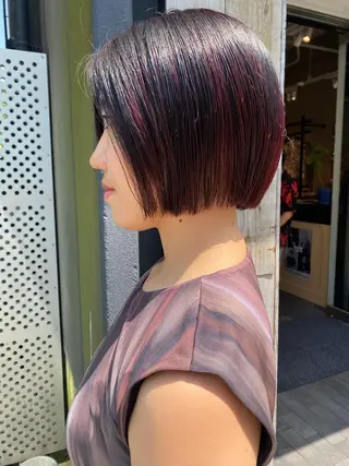 ショート sea's所属・ヒラカホ/矢場町/ ブリーチ/似合わせのヘアスタイル