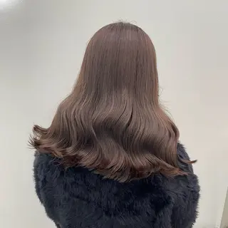 セミロング Wカラー/暖色/べ ージュりく©︎🐝のヘアスタイル