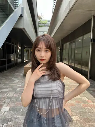 カラー 🎀ベージュカラー/ kae🎀のヘアスタイル