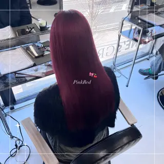 ロング 🪼RINA/寒色 艶髪カラー💙のヘアスタイル