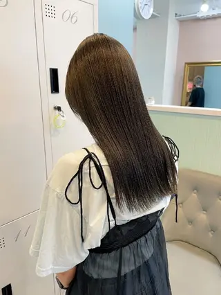 セミロング 暗髪艶カラー/ 髪質改善TR/maiのヘアスタイル