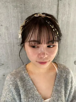 ロング ヘアアレンジ 女性に人気♪ はやしほのかのヘアスタイル