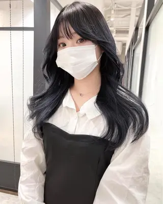 ロング 韓国レイヤーカット 髪質改善▫️水野有真のヘアスタイル