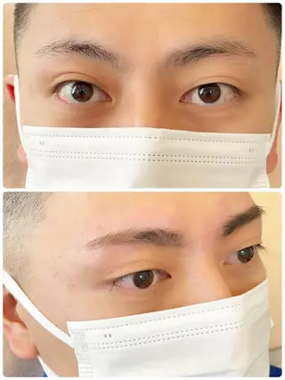 メンズ アイブロウ salonde CHANELのマツエク・マツパデザイン