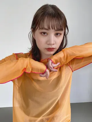 ミディアム CEINE PATHのヘアスタイル