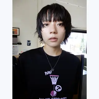 ショート カラー デザインカット🎨 ボブ🫟おざきのヘアスタイル