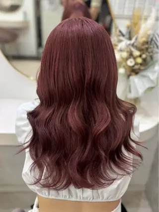 セミロング 💘Kurea💘 艶髪/韓国/暗髪のヘアスタイル