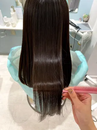 ロング カラー ParveMix 岡本えりかのヘアスタイル