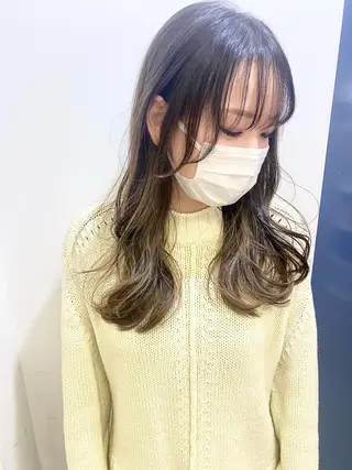 セミロング 西尾 隆介のヘアスタイル
