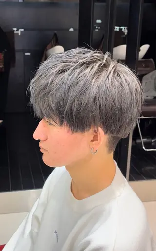 カラー EARTH勝田台 吉永嵐のヘアスタイル