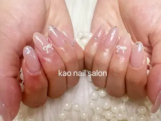 ネイル kao nail マグネット/長さだしのネイルデザイン