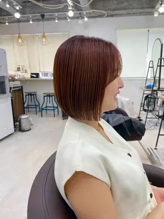 ショート カラー 加藤 雄大のヘアスタイル