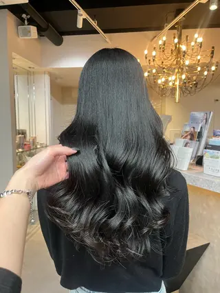 ロング み ゆのヘアスタイル