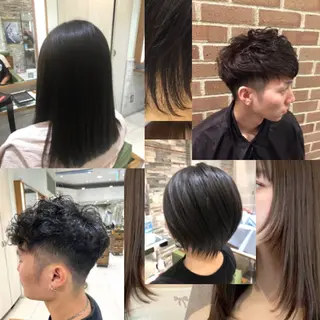 ショート 酸性ストレート特化× 艶髪師/及川のヘアスタイル