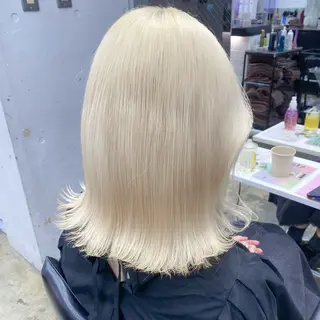 ミディアム カラー 木下 梓のヘアスタイル