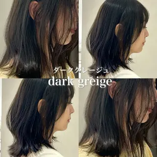 ミディアム カラー パーマ 🫧小顔×似合わせ× 透明感カラー🫧のヘアスタイル