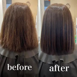 ミディアム 縮毛矯正/髪質改善 主税巧一のヘアスタイル