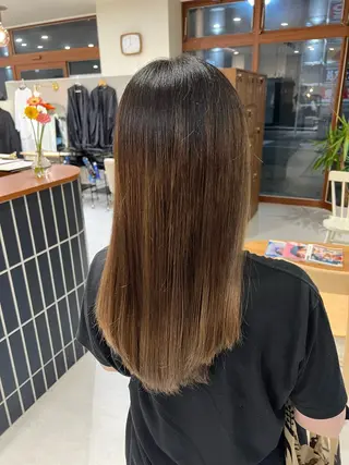 セミロング Cre’de  hair’s 姪浜所属・クレーデヘアーズ/ 波夛野浩己のヘアスタイル