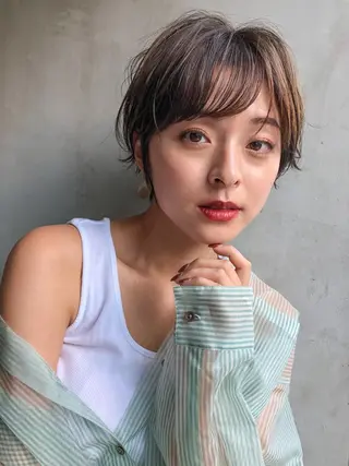 ショート SALOWIN GINZARay2店所属・石澤 諒のヘアスタイル