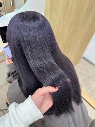 カラー momo🐶韓国ヘア /艶カラー/レイヤーのヘアスタイル