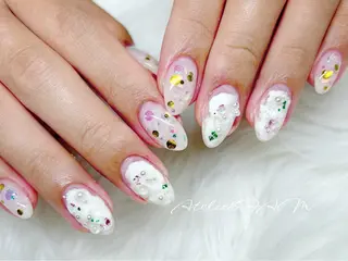 ネイル nail&eyelashsalon atelier fam上本町店所属・アトリエ FAMのネイルデザイン