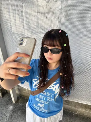 ロング ダブルカラー 大募集中❣️ あいりのヘアスタイル