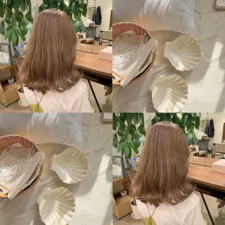 ロング カラー 【完全個室】大宮東口 暖色カラー/山崎唯奈のヘアスタイル