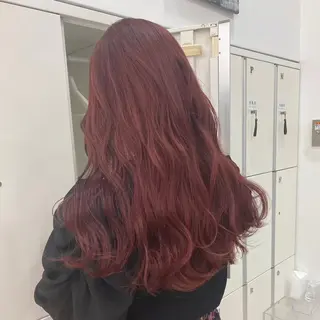 ロング カラー 小林 楓香のヘアスタイル