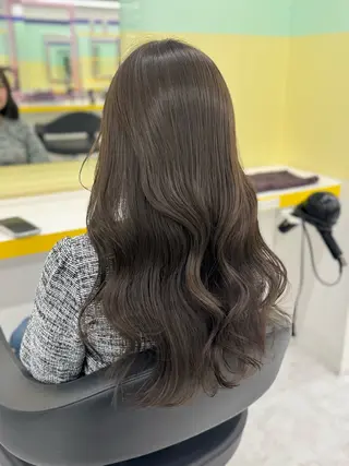 ロング カラー ☁️トレンド✖️ 透明感☁️りくのヘアスタイル