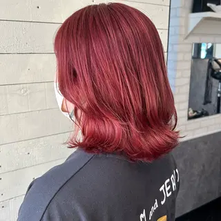 ミディアム カラー ブリーチ特化💛 RYUTOのヘアスタイル