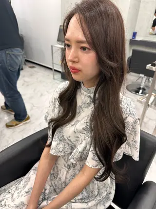 セミロング Endearing 銀座/レイヤーカットのヘアスタイル