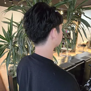 ショート パーマ メンズ SAVA keyaki所属・SAVA  ハヤシ マユ ✂のヘアスタイル