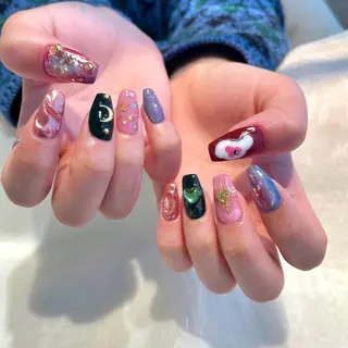 ネイル 新井 ひなののネイルデザイン