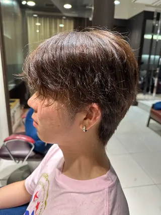 メンズ ブリーチ/艶カラー カノ🌼のヘアスタイル