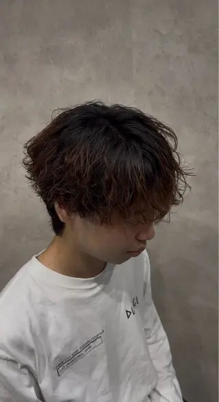 パーマ メンズ 毛流れ/シャドウ 🇰🇷AYATOのヘアスタイル