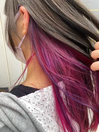 ロング カラー 井上 舞のヘアスタイル