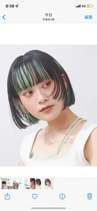 ショート カラー 近藤千翔🩵 髪質改善Periodのエステ・リラクイメージ