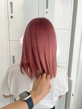 ミディアム カラー 黒阪 なみのヘアスタイル